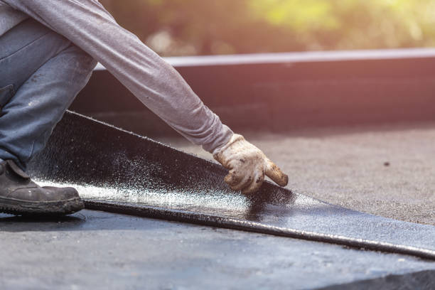 Professional Waterproofing technician working in Belmont, PA